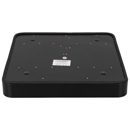 Plafon sufitowy LED czarny 40x40cm