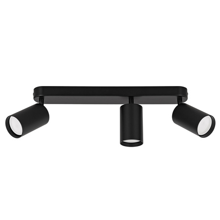 Kinkiet sufitowy potrójny Spot GU10 czarny