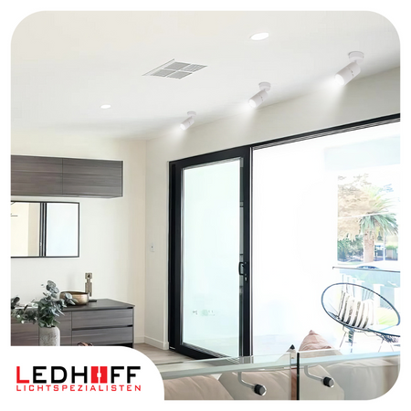 Kinkiet sufitowy pojedynczy SPOT GU10 biały srebrny