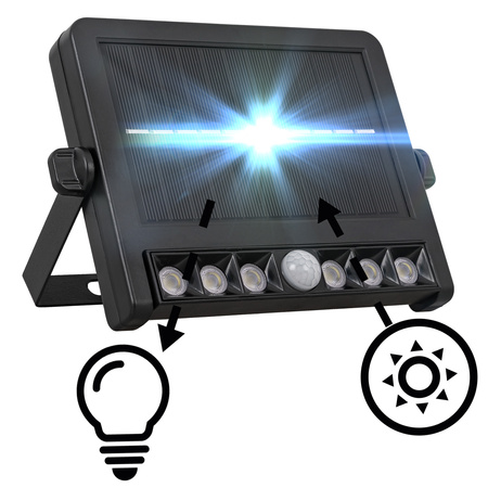 Lampa solarna z czujnikiem ruchu i zmierzchu LED