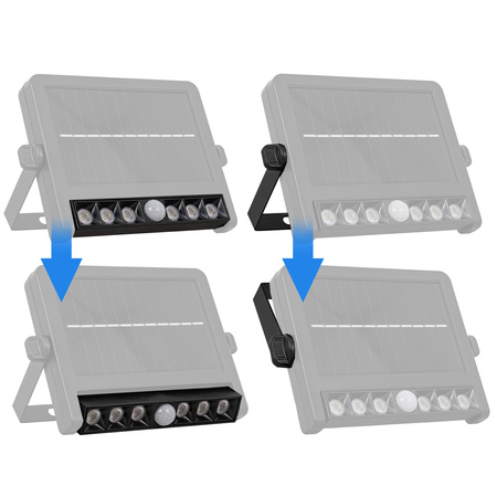 Lampa solarna z czujnikiem ruchu i zmierzchu LED