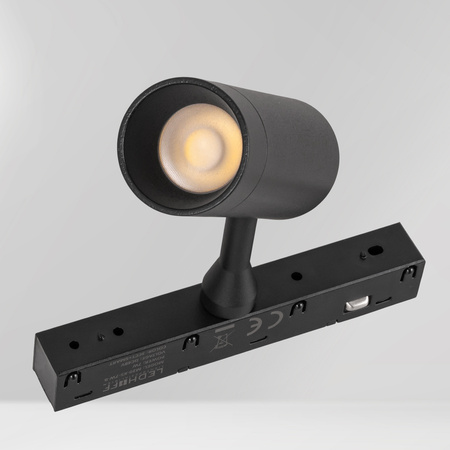 ZESTAW M20 LED 6x Lampa punktowa SPOT 7W 3 BARWY ŚWIATŁA + 2 x szyna magnetyczna 1m + łącznik