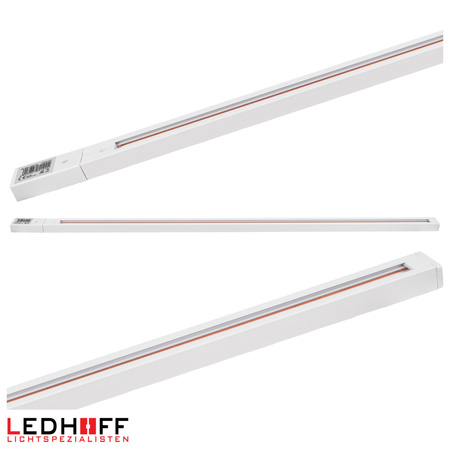 Szyna oświetleniowa LED szynoprzewód 1m biały z miejscem na przewód