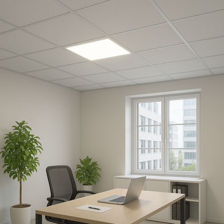 Panel podtynkowy LED 60x60cm 40W 6000lm UGR 19