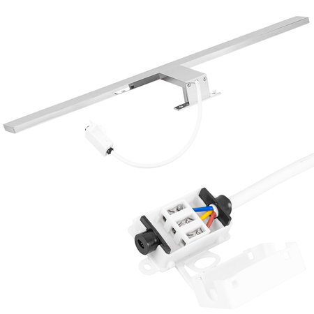 Kinkiet łazienkowy Lampa nad lustro 60cm chrom