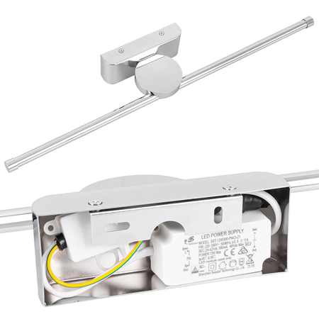 Kinkiet łazienkowy Lampa nad lustro 60cm chrom