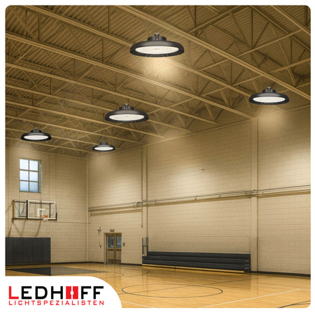 Lampa przemysłowa LED HighBay UFO 240W 200W 150W 3 moce światła na magazyn halę