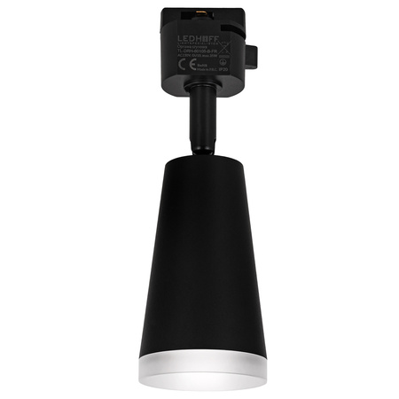 Reflektor szynowy czarny GU10 lampa na szynoprzewód