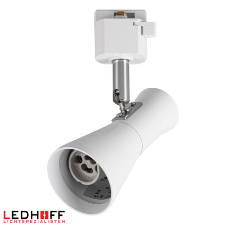 Reflektor szynowy biały GU10 lampa na szynoprzewód