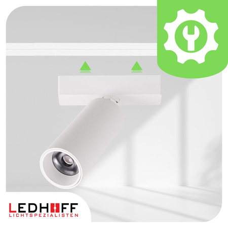 Oświetlenie szynowe magnetyczne ZESTAW listwa 1m + 3x lampa liniowa LED