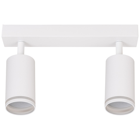 Kinkiet sufitowy podwójny Spot GU10 biały