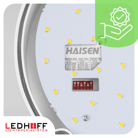 Plafon LED z CZUJNIKIEM RUCHU Lampa sufitowa 22cm ZEWNĘTRZNA