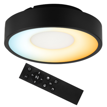 Plafon LED z pilotem Designerska Lampa sufitowa ściemniana 38cm NOVA