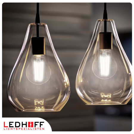 Żarówka LED E27 filamentowa 8W 1055lm naturalna biała ozdobna