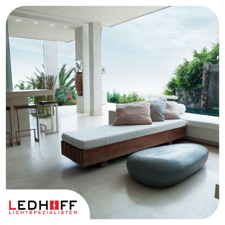 3x Oprawa sufitowa podtynkowa LED biała RUCHOMA 3000K-6000K 12W