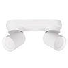 Kinkiet sufitowy podwójny Spot GU10 biały