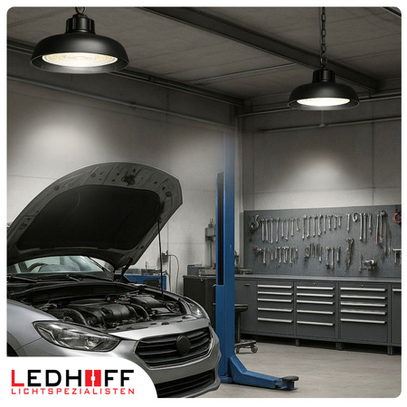 Lampa przemysłowa LED HighBay UFO 240W 200W 150W 3 moce światła na magazyn halę