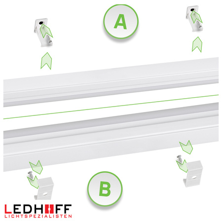 Lampa podszafkowa meblowa 120cm 16W listwa ze zmienną barwą