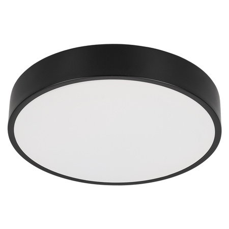Plafon sufitowy LED czarny 40cm
