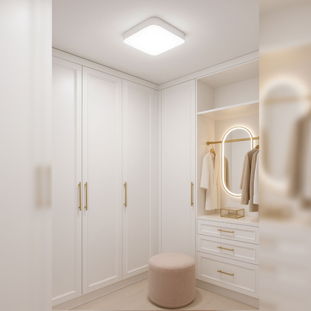 Plafon sufitowy LED biały 30x30cm