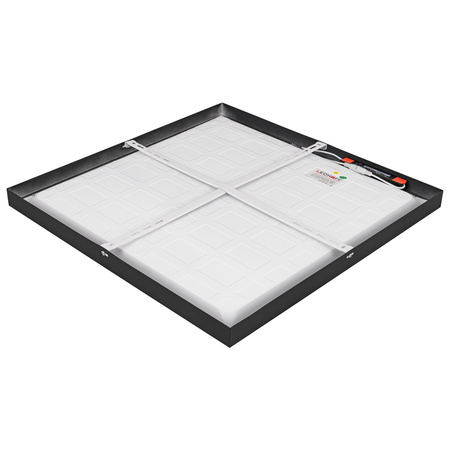 5x Panel natynkowy LED 60x60cm 40W 4800lm CZARNY