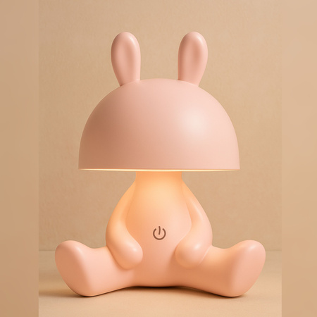 Lampka nocna LED dla dzieci KRÓLIK ciepłe światło Bezprzewodowa