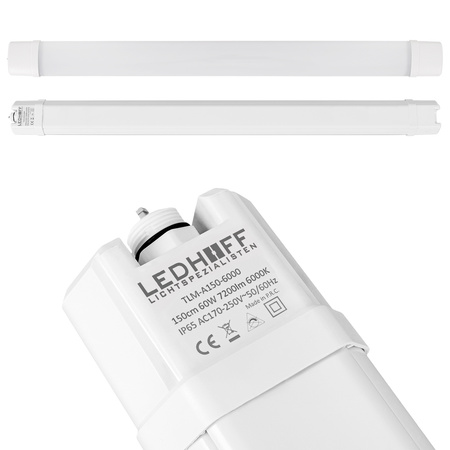 Oprawa hermetyczna LED 150cm 60W zimne światło