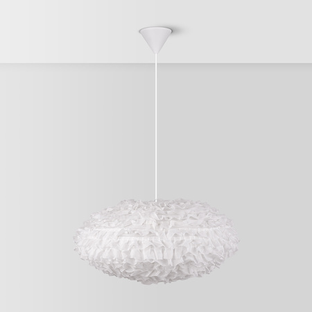 Lampa wisząca sufitowa chmurka biała E27 Żyrandol do pokoju dziecięcego