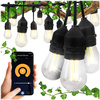 Girlanda ogrodowa świetlna SMART 11m + 18x żarówka wisząca LED TUYA