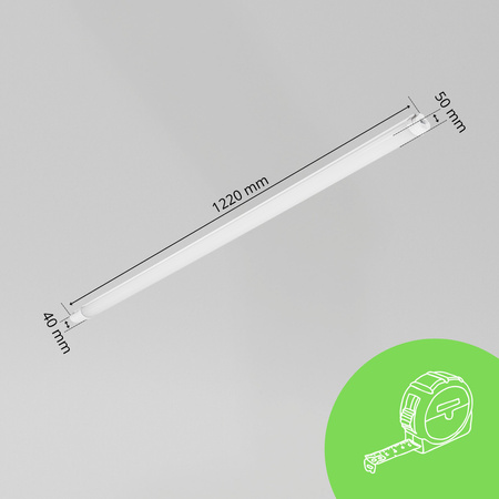 Oprawa hermetyczna LED 120cm 3600lm zmienna barwa światła 3000-6500K + przewód