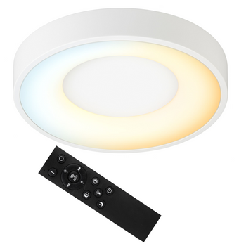 Plafon LED z pilotem Designerska Lampa sufitowa ściemniana 38cm NOVA