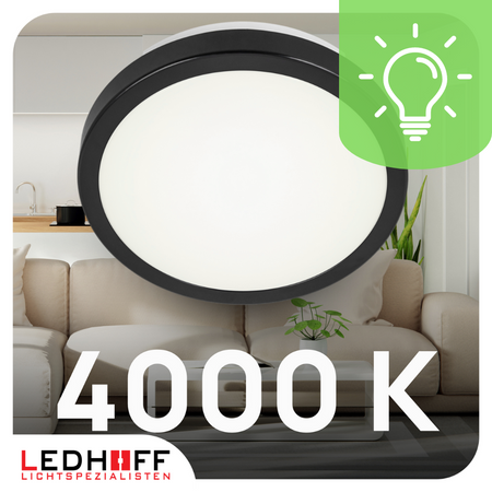 Plafon LED z CZUJNIKIEM RUCHU Lampa sufitowa 22cm ZEWNĘTRZNA