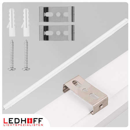 Oprawa hermetyczna LED 120cm 3600lm zmienna barwa światła 3000-6500K + przewód