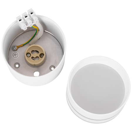 Oprawa sufitowa natynkowa Tuba LED GU10 okrągła biała