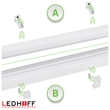 Lampa podszafkowa meblowa 60cm 9W listwa ze zmienną barwą