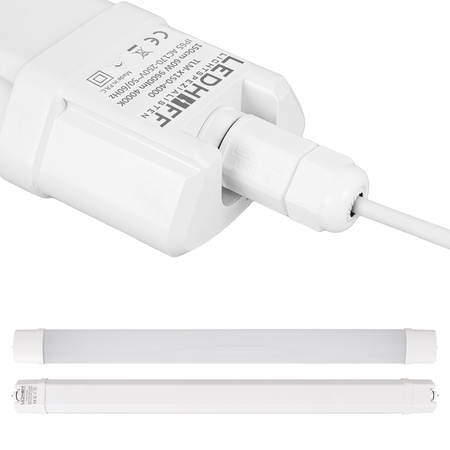 Oprawa hermetyczna LED 150cm 60W neutralne światło MOCNA