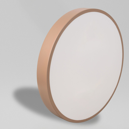 Plafon sufitowy LED beżowy 40cm - wysoka wydajność świetlna 100lm/W