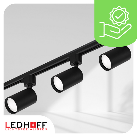 Reflektor szynowy czarny GU10 lampa na szynoprzewód