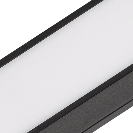 Lampa liniowa LED reflektor do szyny magnetycznej 12W CZARNA 4000K oprawa