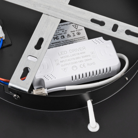 Plafon LED z pilotem Designerska Lampa sufitowa ściemniana 30cm NOVA