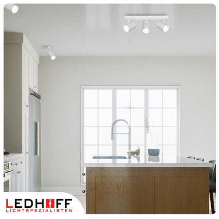 Lampa sufitowa Kinkiet potrójny GU10 biały LINEA