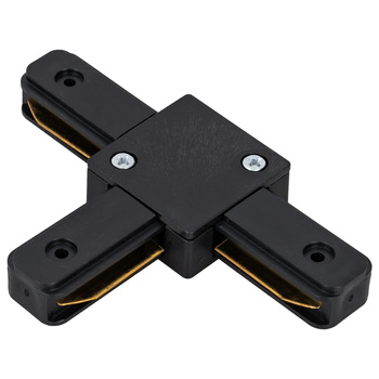 Łącznik trójnik do szynoprzewodu typ T czarny