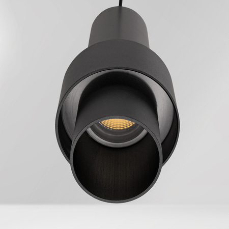 ZESTAW M20 LED 3x Lampa wisząca punktowa 12W 3 BARWY ŚWIATŁA + szyna magnetyczna 1m DESIGN