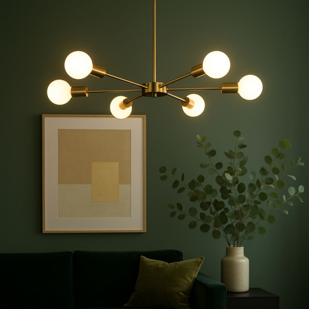 Żarówka LED E27 ozdobna duży mleczny klosz 8W mocne ciepłe światło 1070lm 2700K