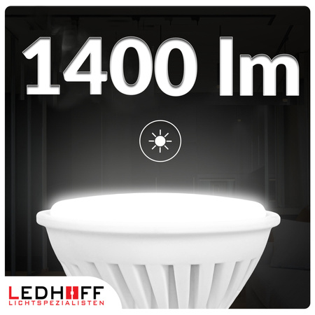 Żarówka LED GU10 10W 1400lm bardzo jasna Naturalna biała