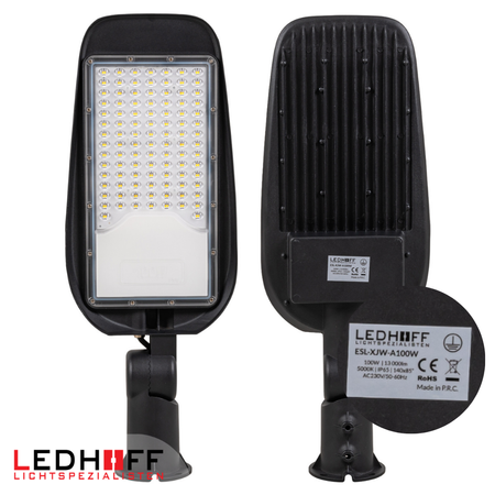 Lampa uliczna LED 100W 13000lm na parking regulowany uchwyt