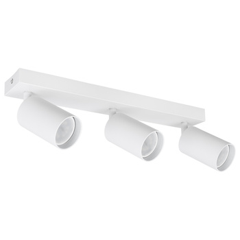 Kinkiet sufitowy potrójny Spot GU10 biały