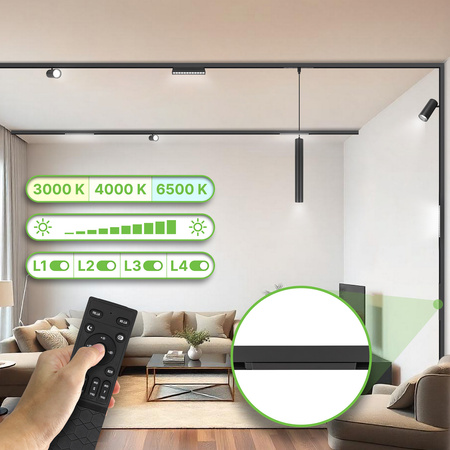 Pilot + zasilacz do szyny magnetycznej M20 - zestaw 100W