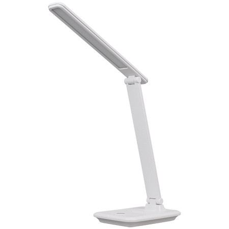 Lampka biurkowa LED biała 9W z uchwytem na telefon