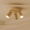Lampa sufitowa Kinkiet potrójny GU10 beżowy kaszmirowy LUMIO